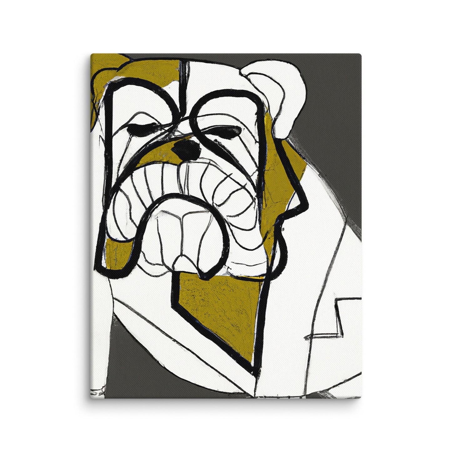 English Bulldog Canvas