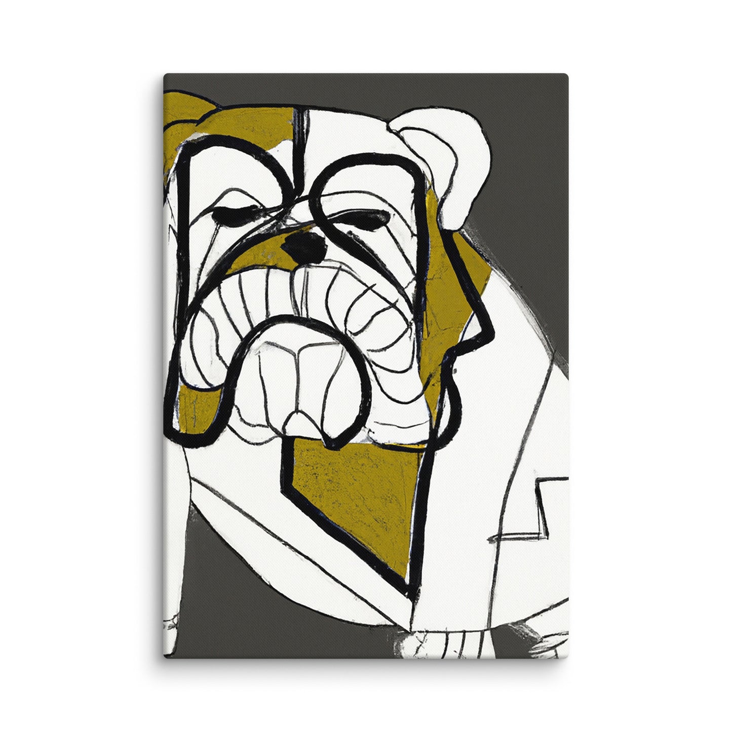 English Bulldog Canvas