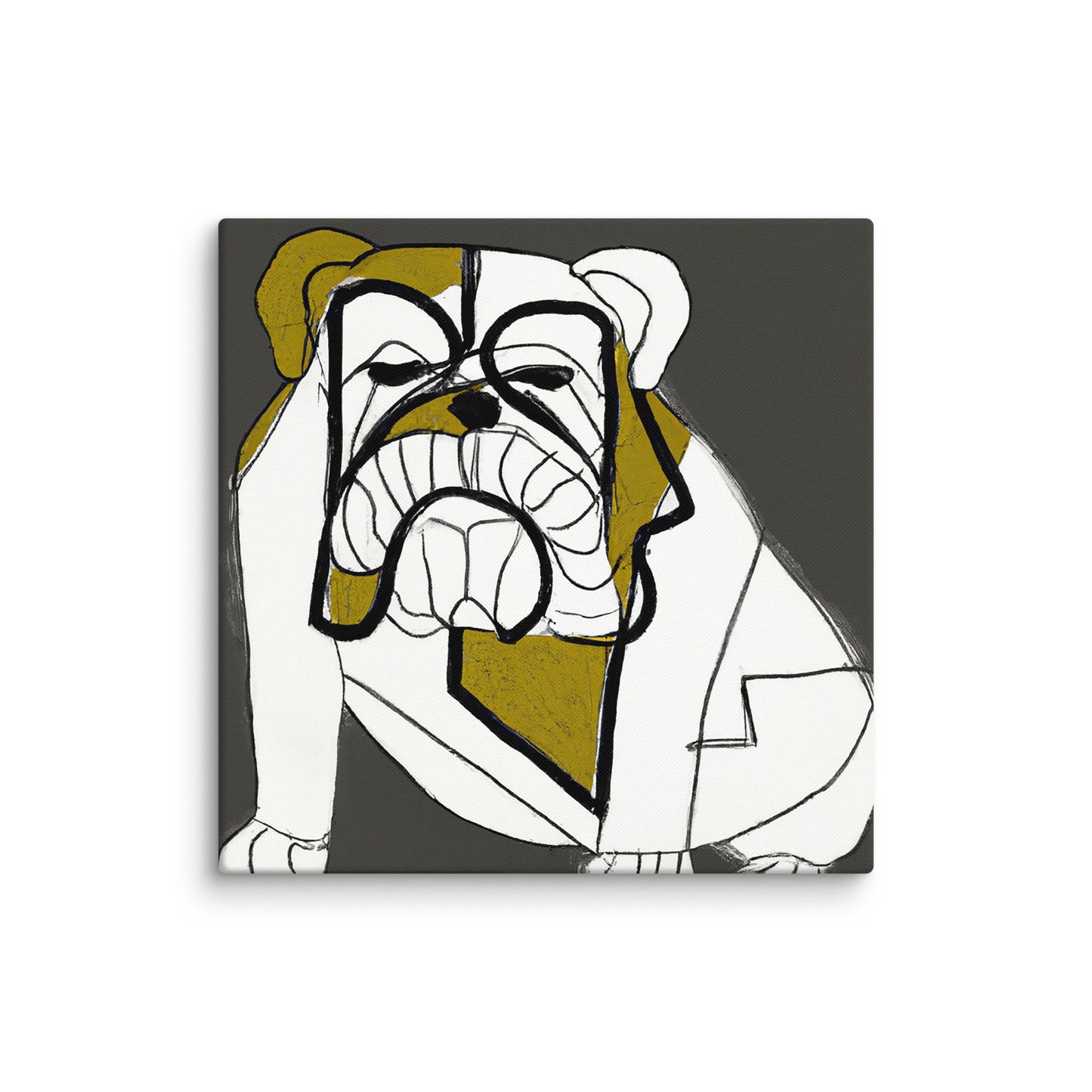 English Bulldog Canvas