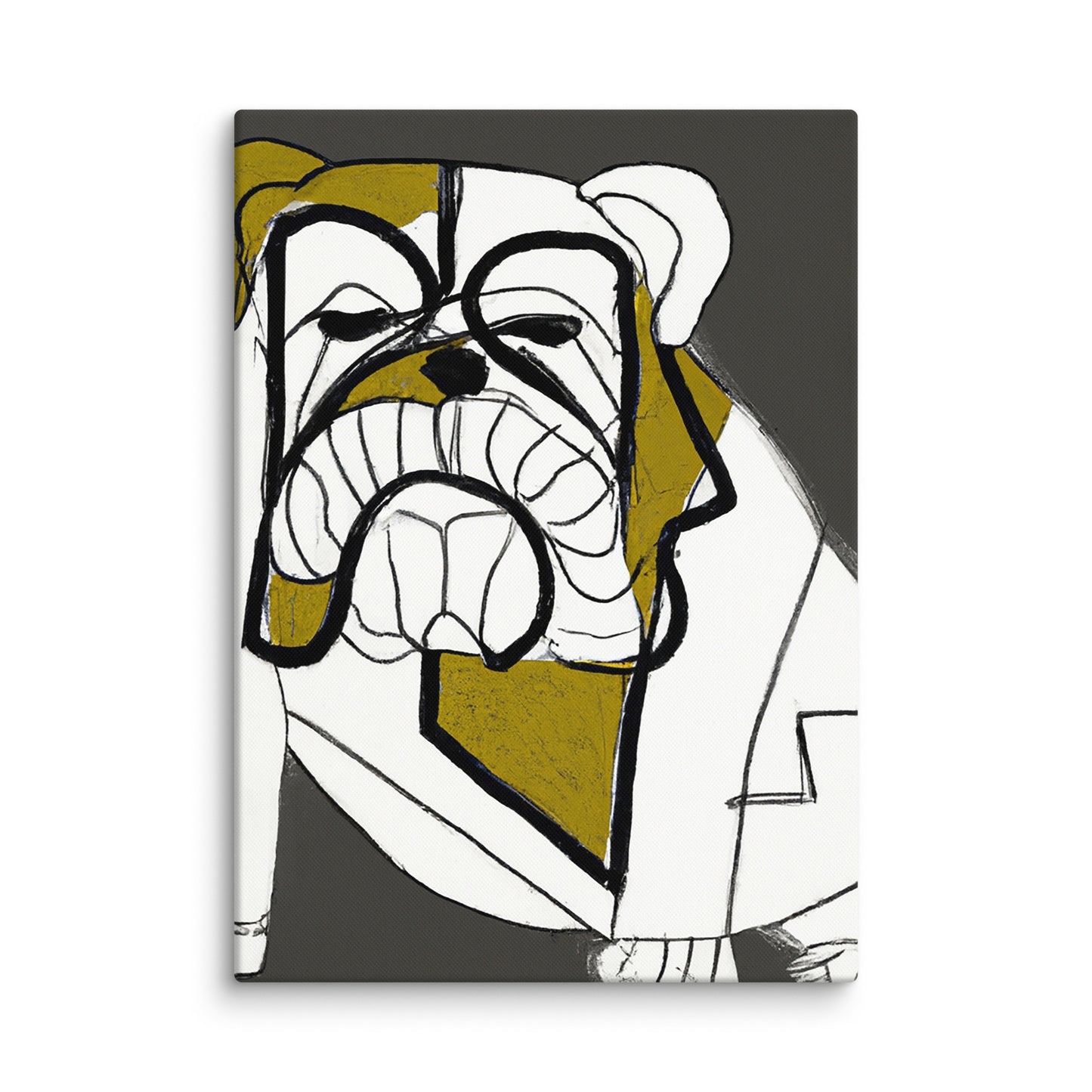 English Bulldog Canvas