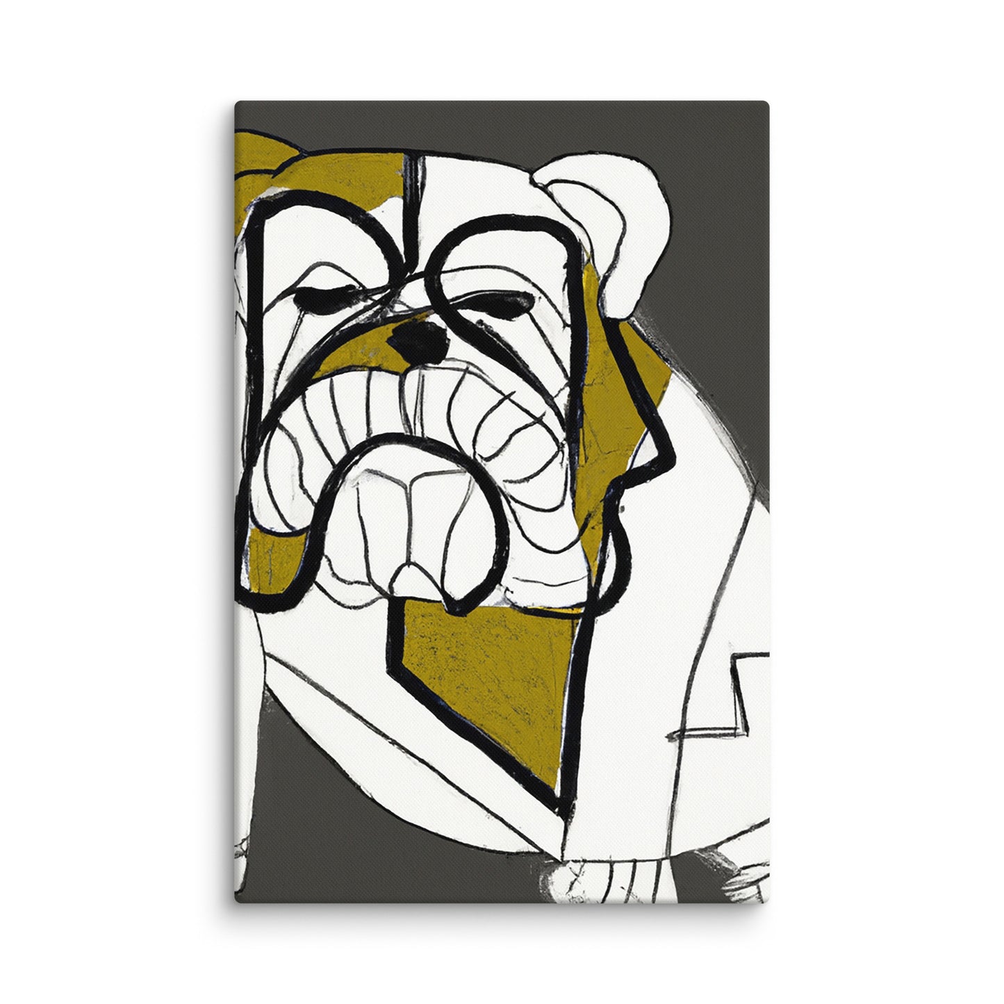 English Bulldog Canvas