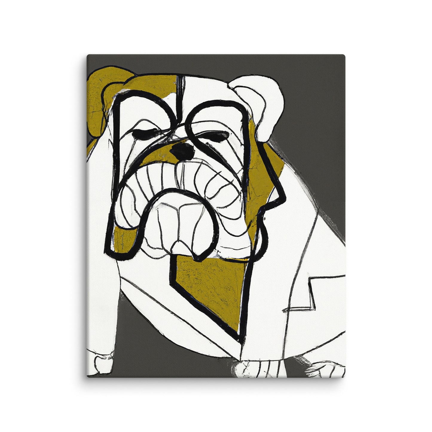 English Bulldog Canvas