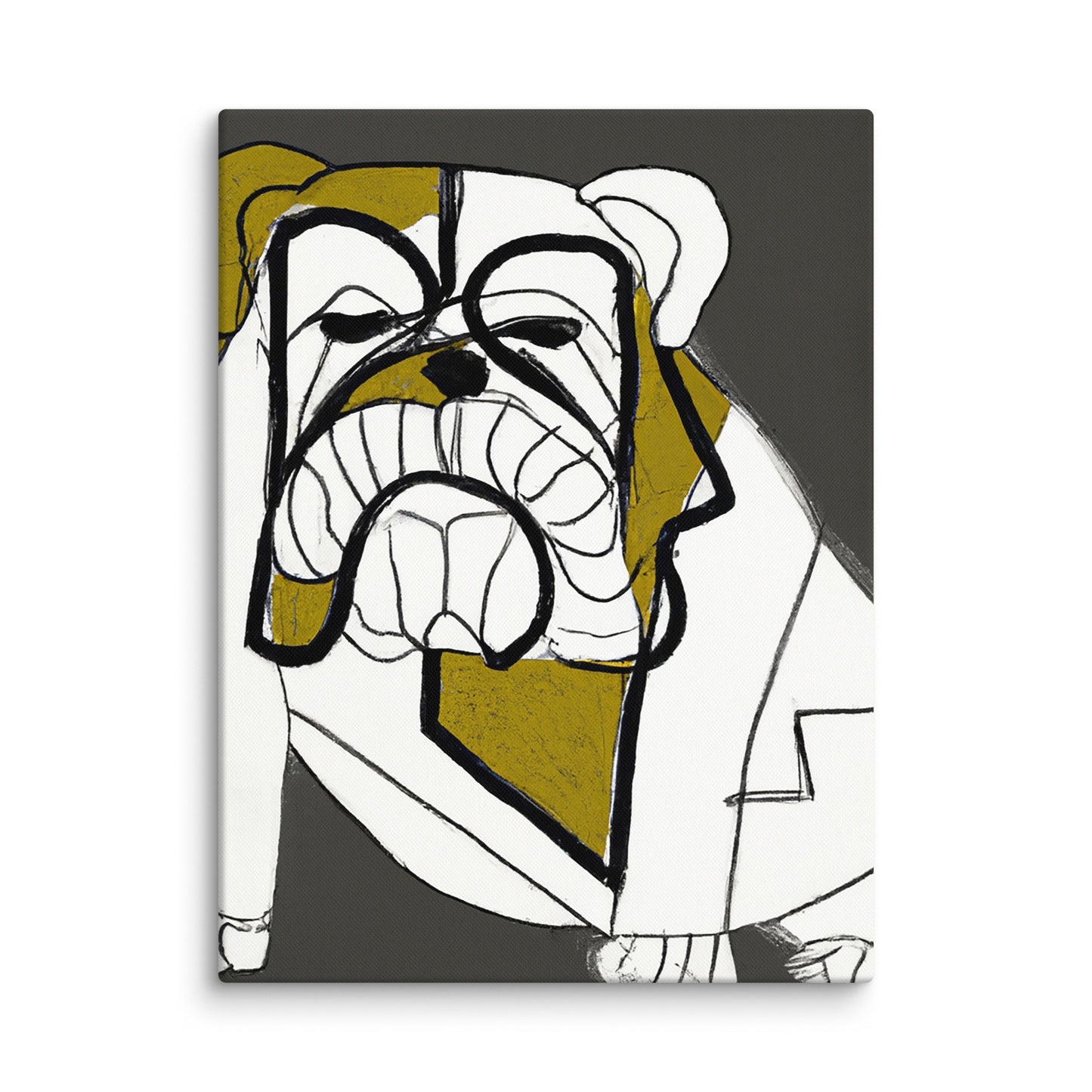 English Bulldog Canvas