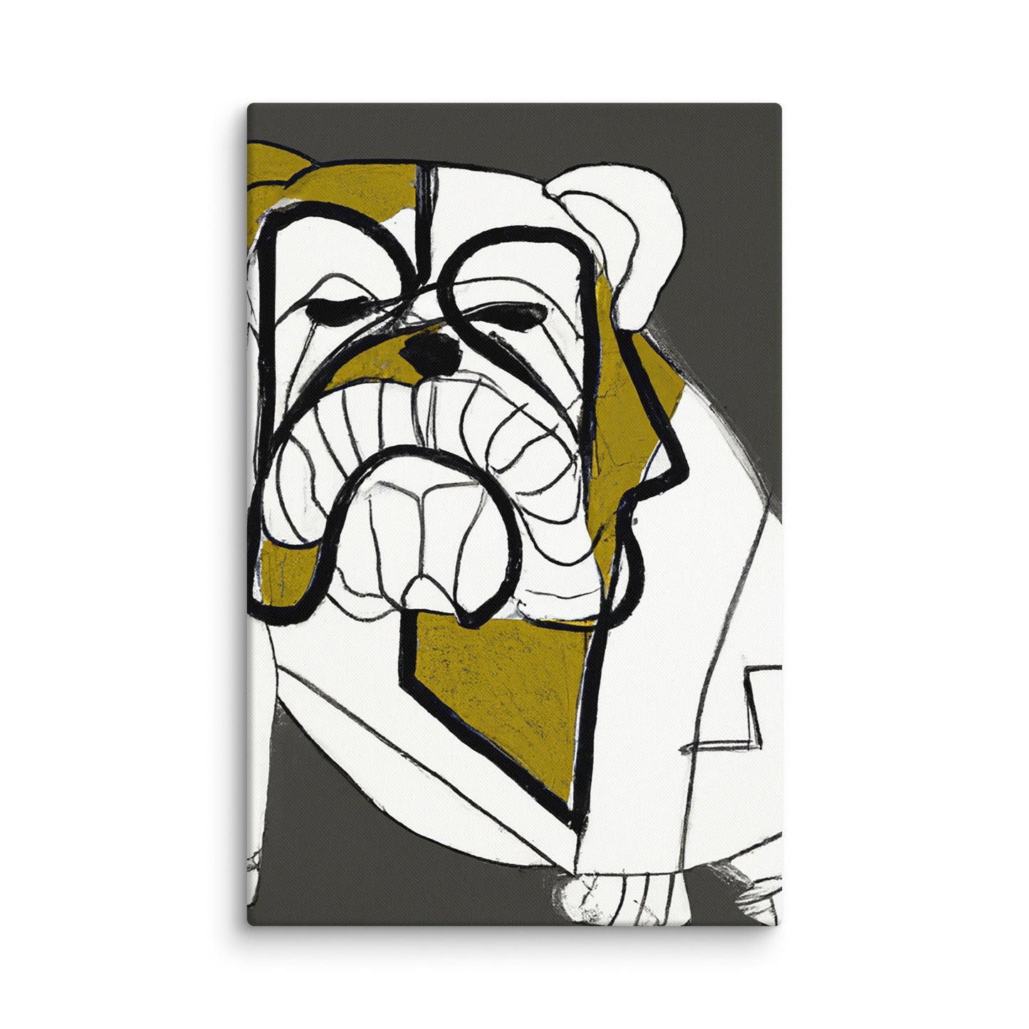 English Bulldog Canvas