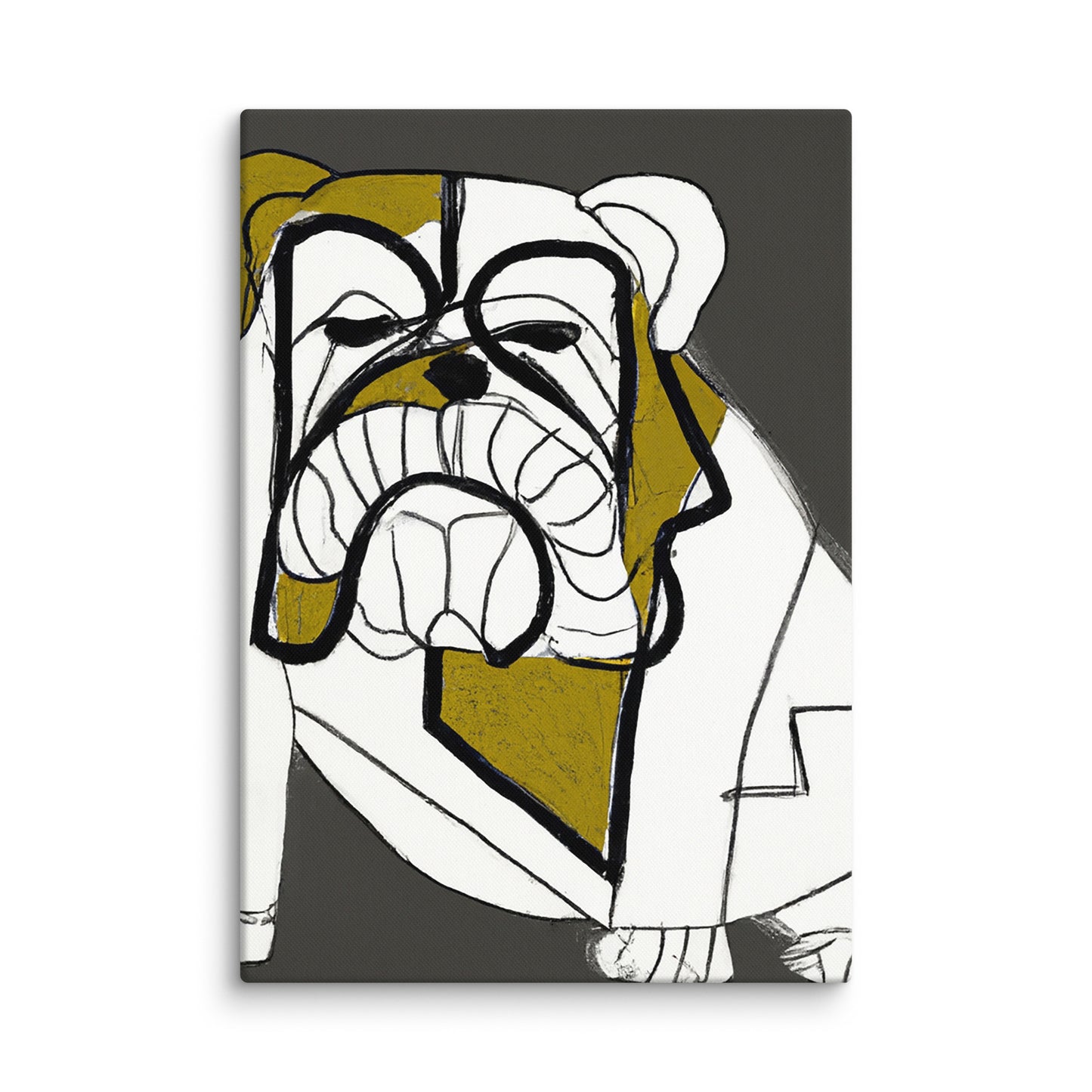 English Bulldog Canvas