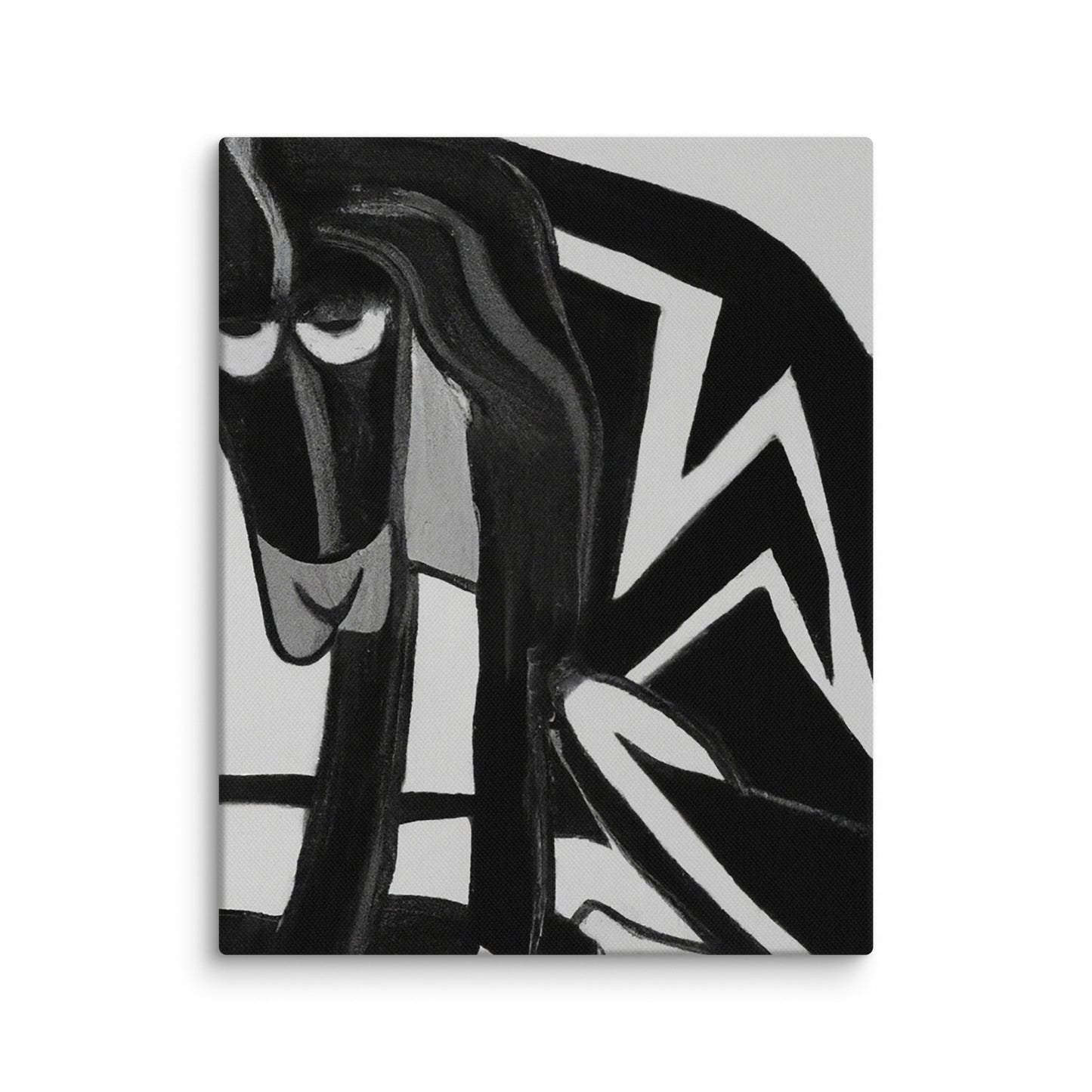 The Black Dog Canvas