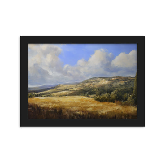 Untitled Landscape 2 framed matte paper poster