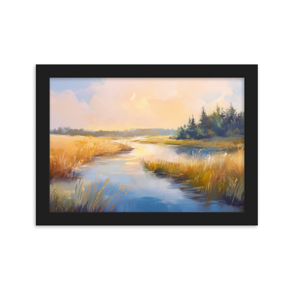 Untitled Landscape 3 framed matte paper poster