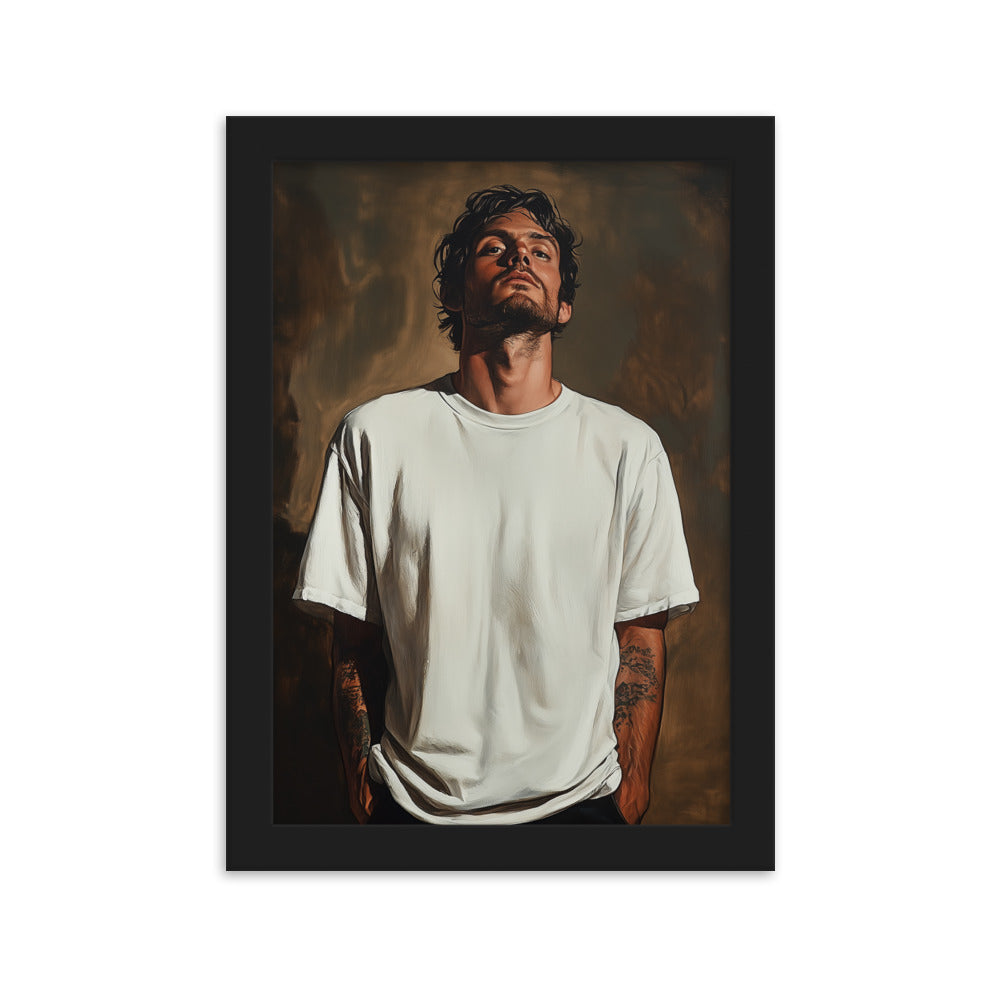 Alessandro Framed matte paper poster