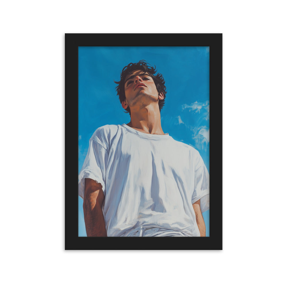 Luca Framed matte paper poster