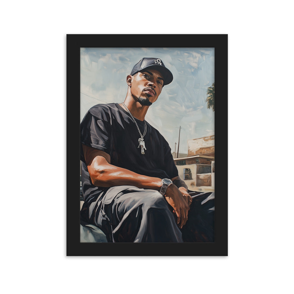 Carl Framed matte paper poster