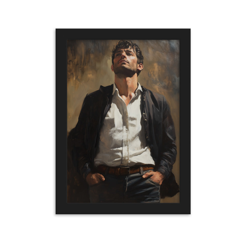 Sebastien Framed matte paper poster