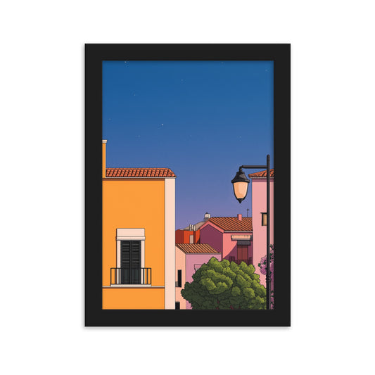 2 Framed matte paper poster