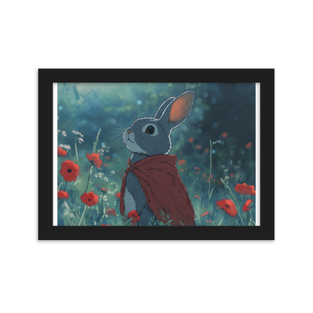 Rabbit 2 Framed matte paper poster