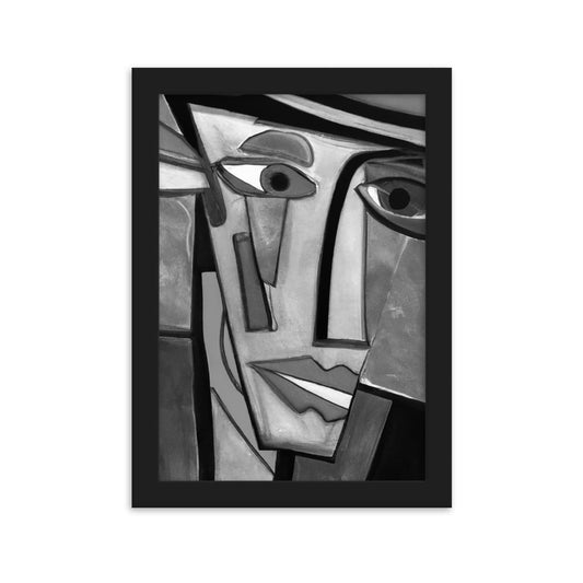 Jazzman Framed matte paper poster