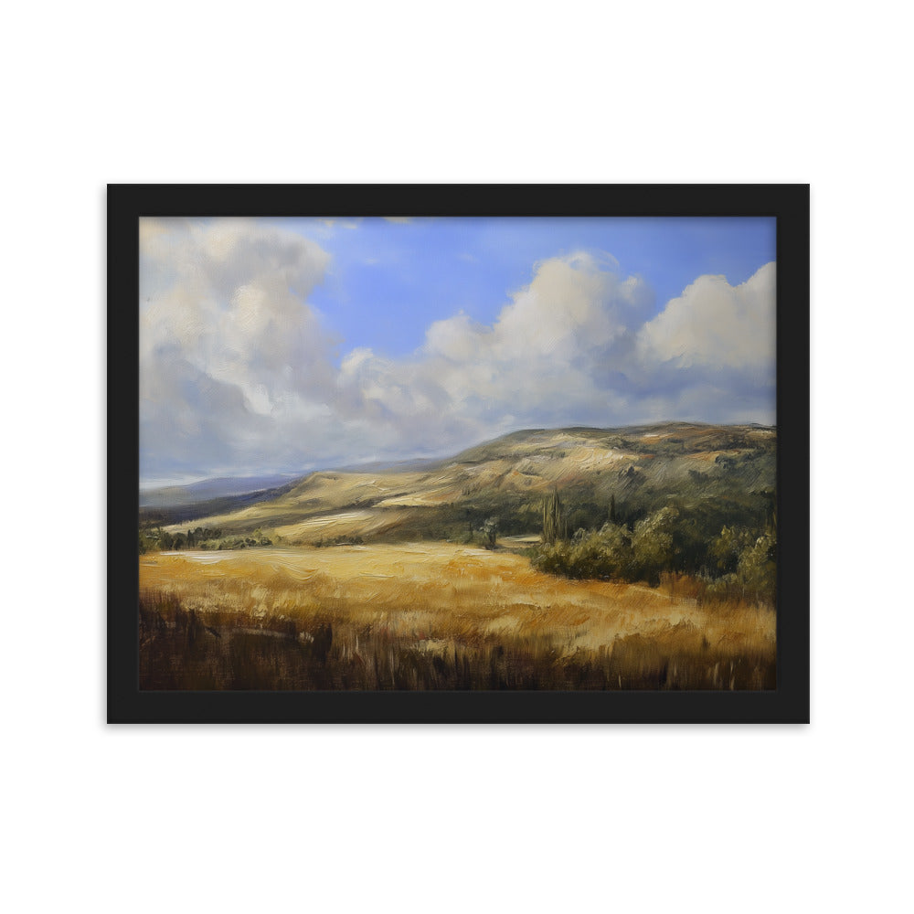 Untitled Landscape 2 framed matte paper poster