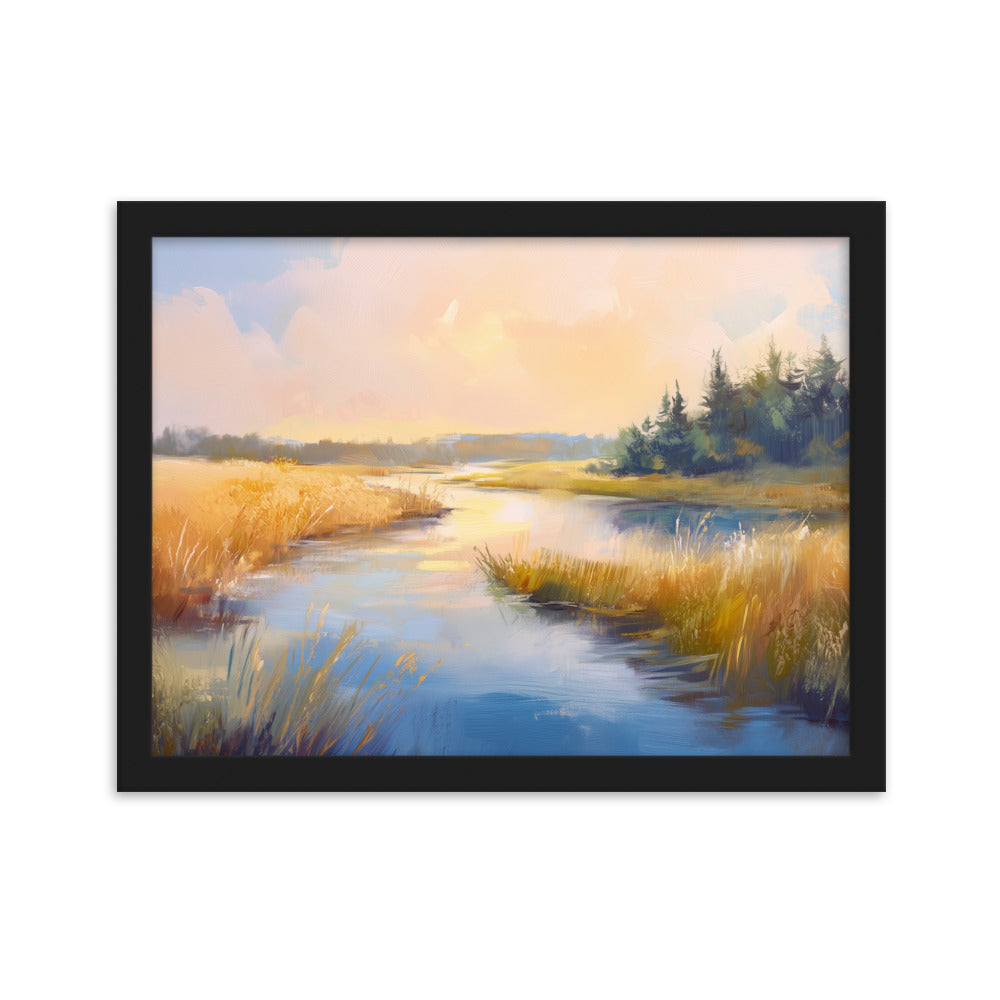 Untitled Landscape 3 framed matte paper poster