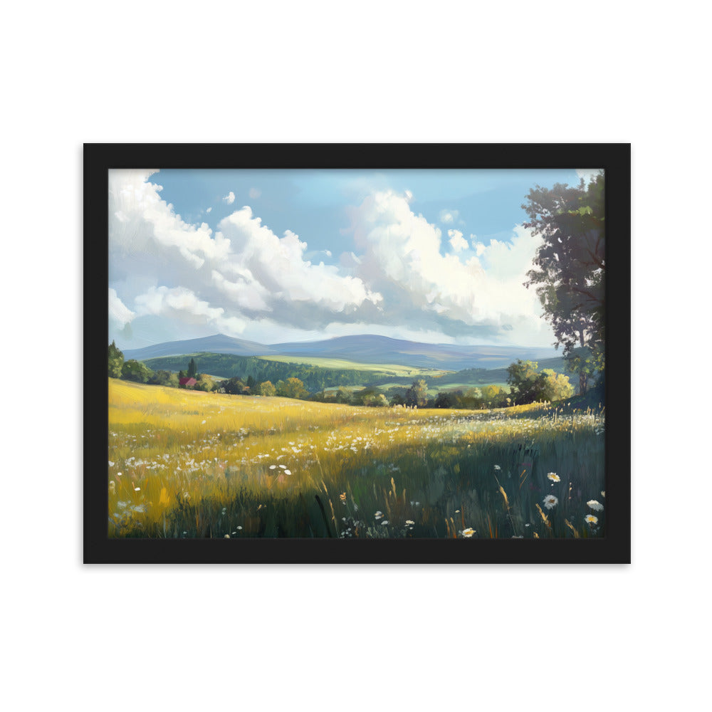 Untitled Landscape 4 Framed matte paper poster