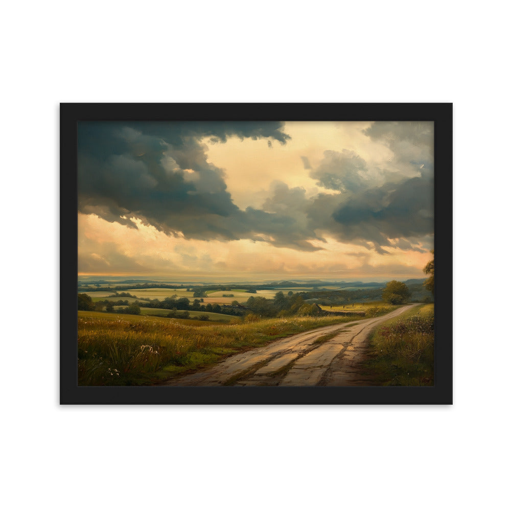 Untitled Landscape 5 Framed matte paper poster