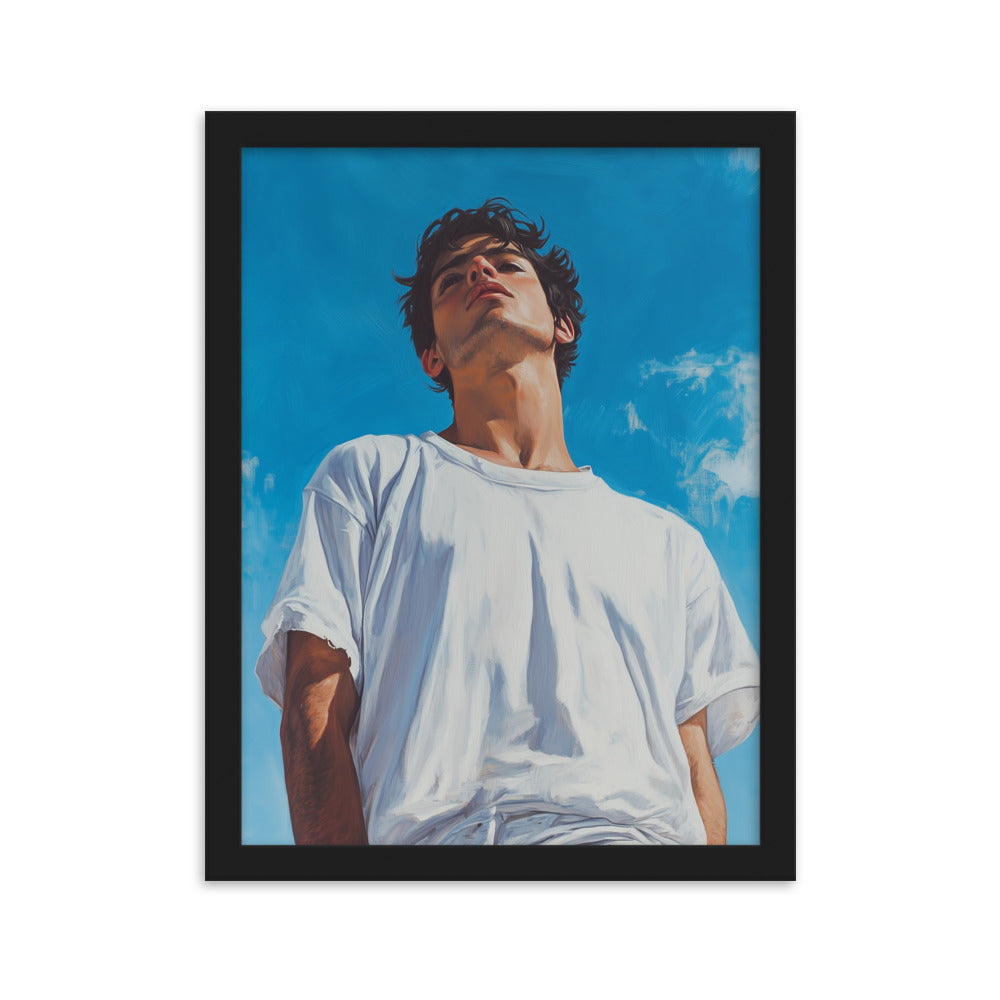 Luca Framed matte paper poster