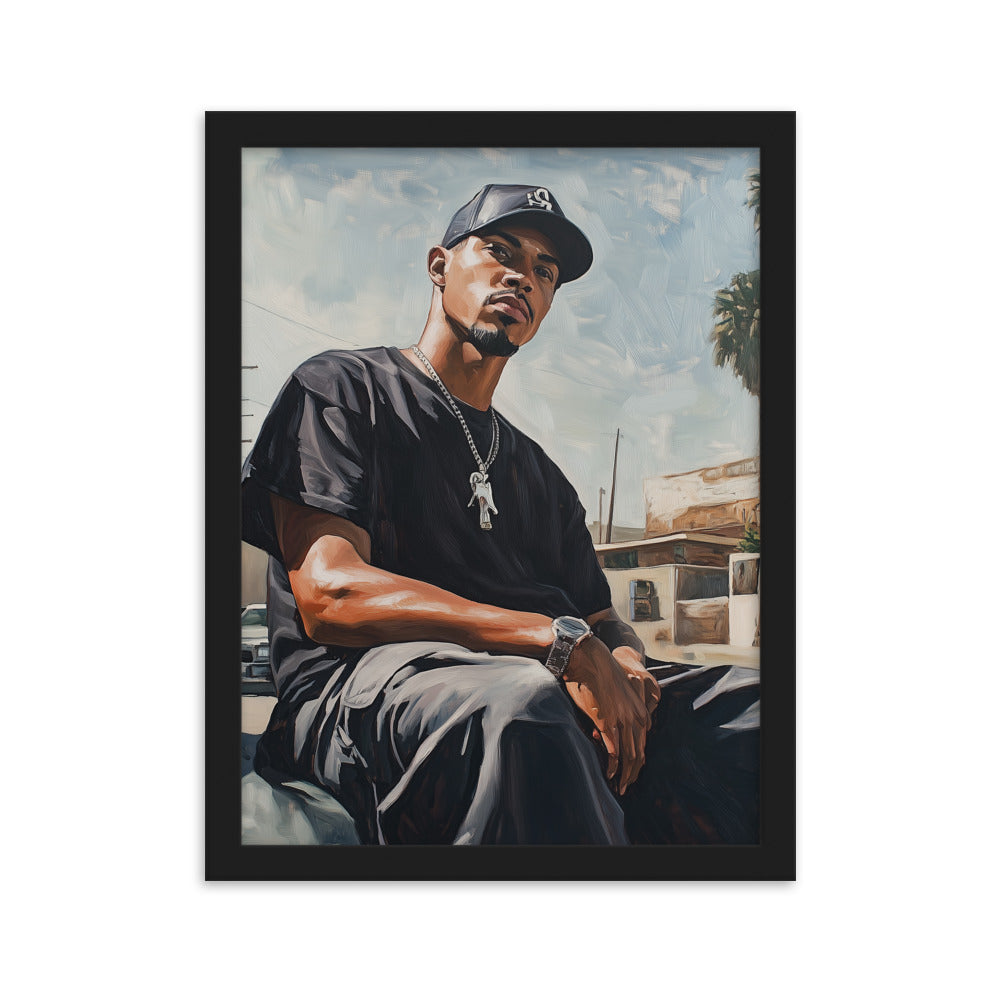 Carl Framed matte paper poster