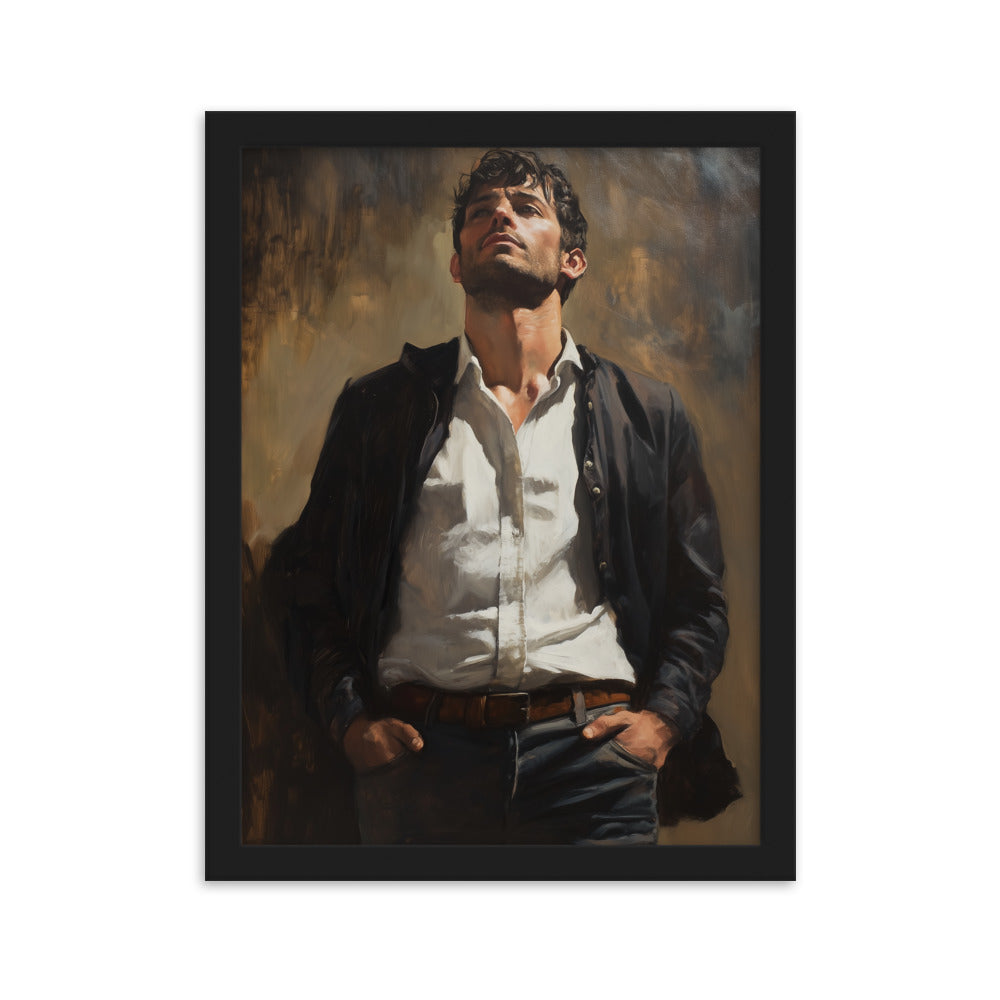 Sebastien Framed matte paper poster