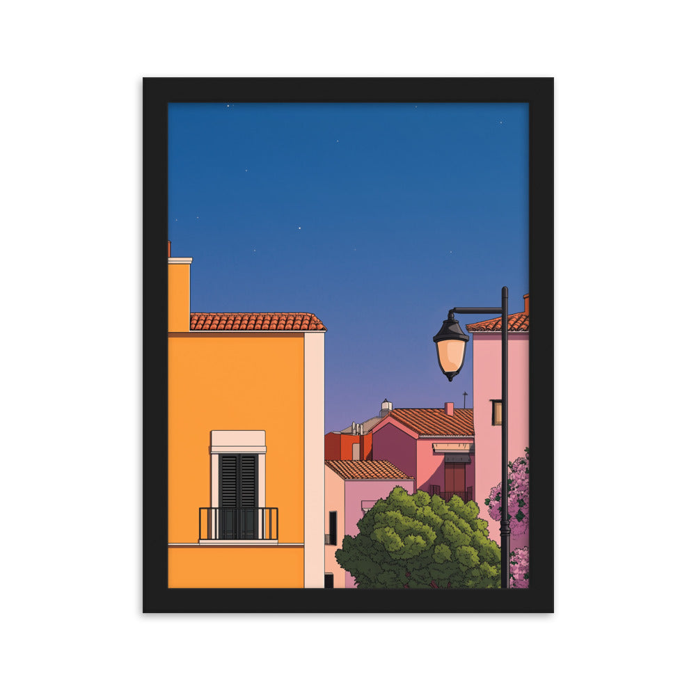 2 Framed matte paper poster