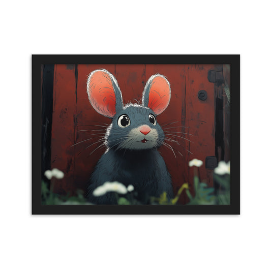 Mouse Framed matte paper poster