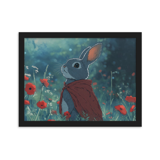 Rabbit 2 Framed matte paper poster