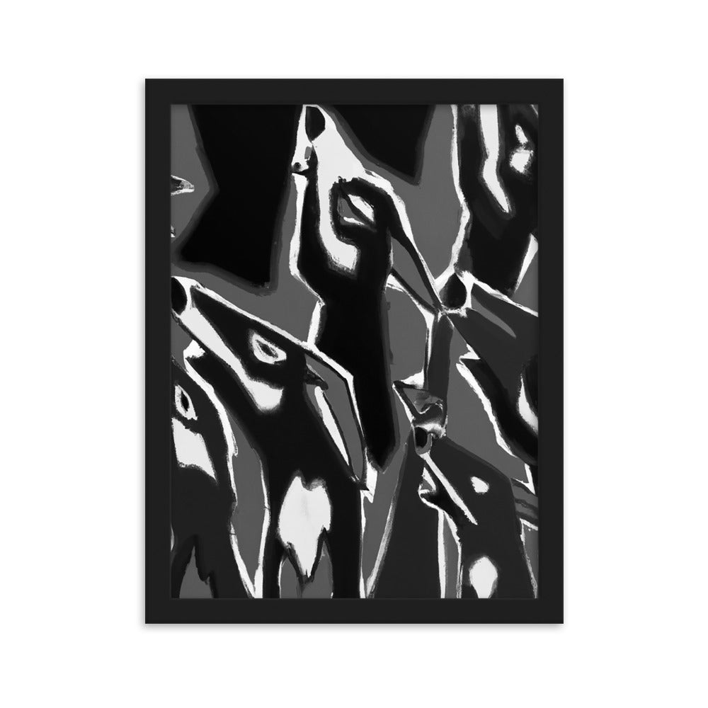 Night Howls Framed matte paper poster