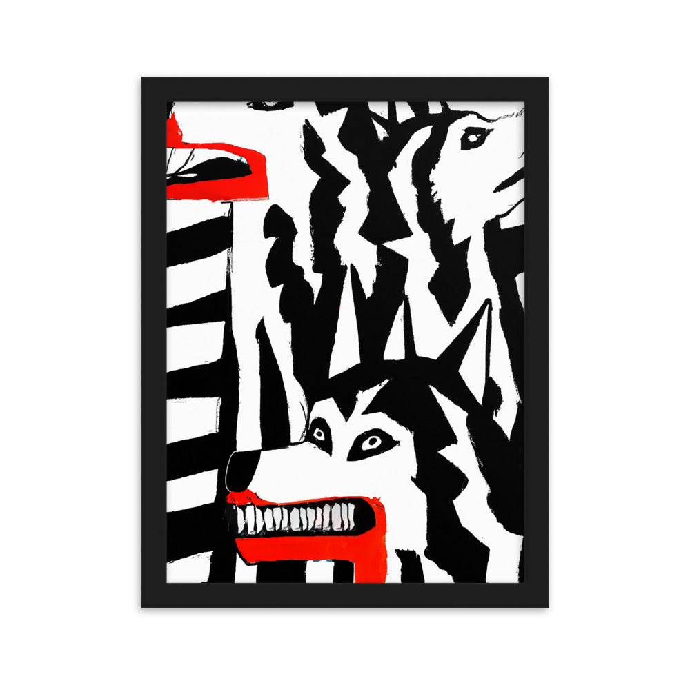 Mauling Framed matte paper poster