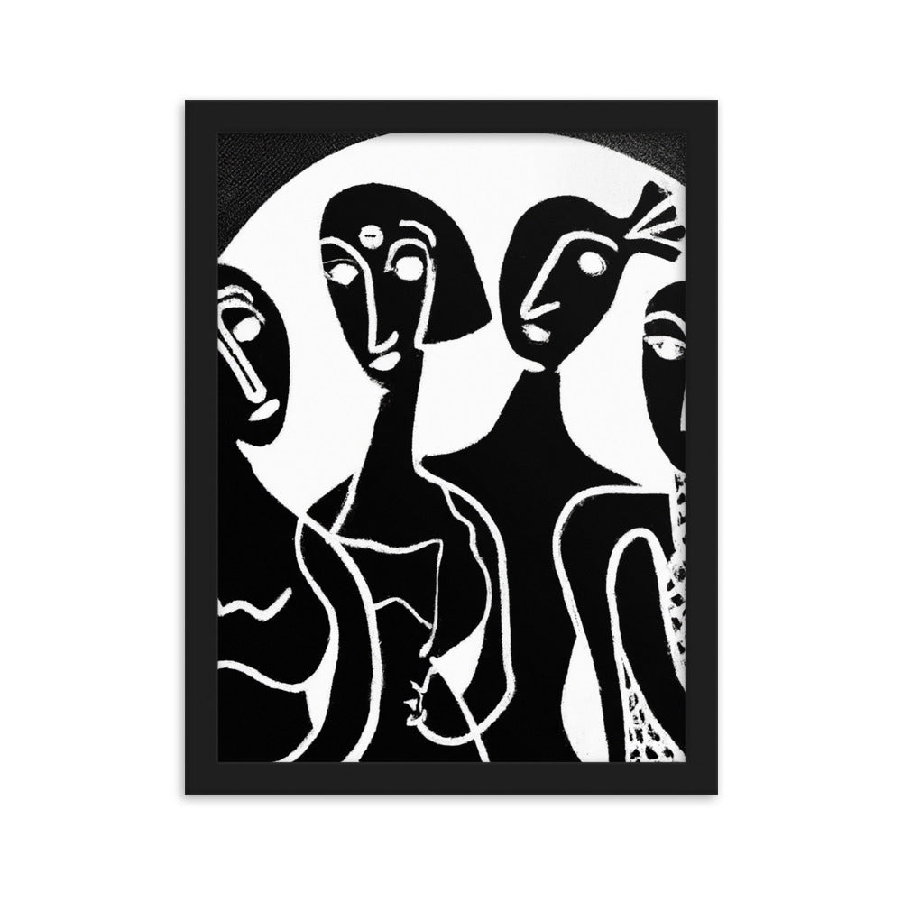 The Four Sisters Framed matte paper poster