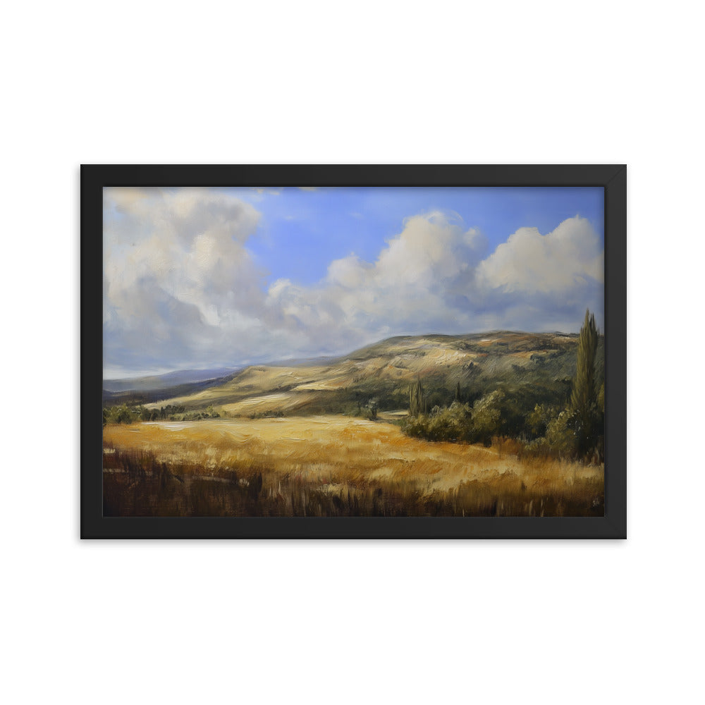 Untitled Landscape 2 framed matte paper poster