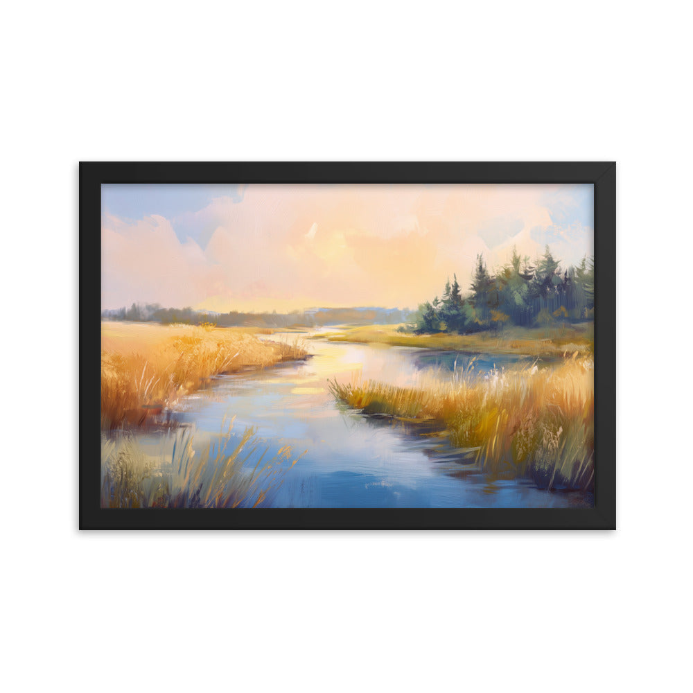 Untitled Landscape 3 framed matte paper poster