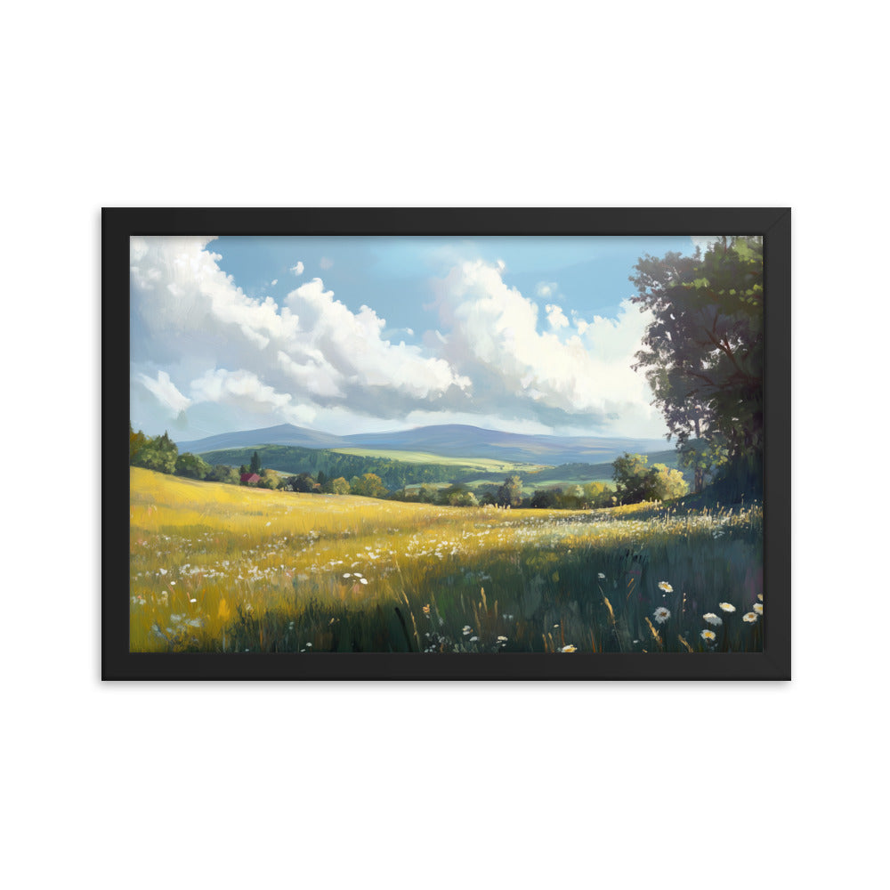 Untitled Landscape 4 Framed matte paper poster