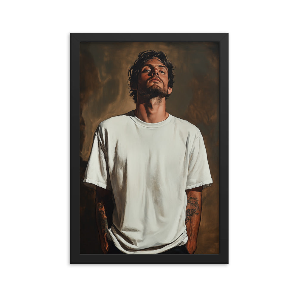 Alessandro Framed matte paper poster