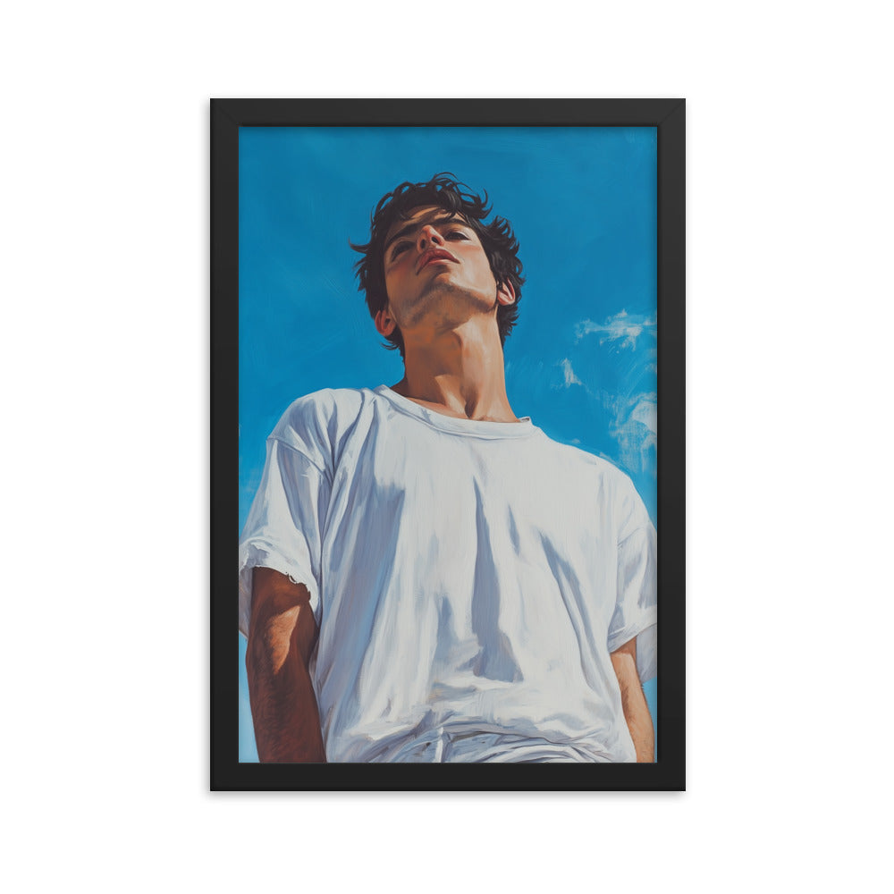 Luca Framed matte paper poster