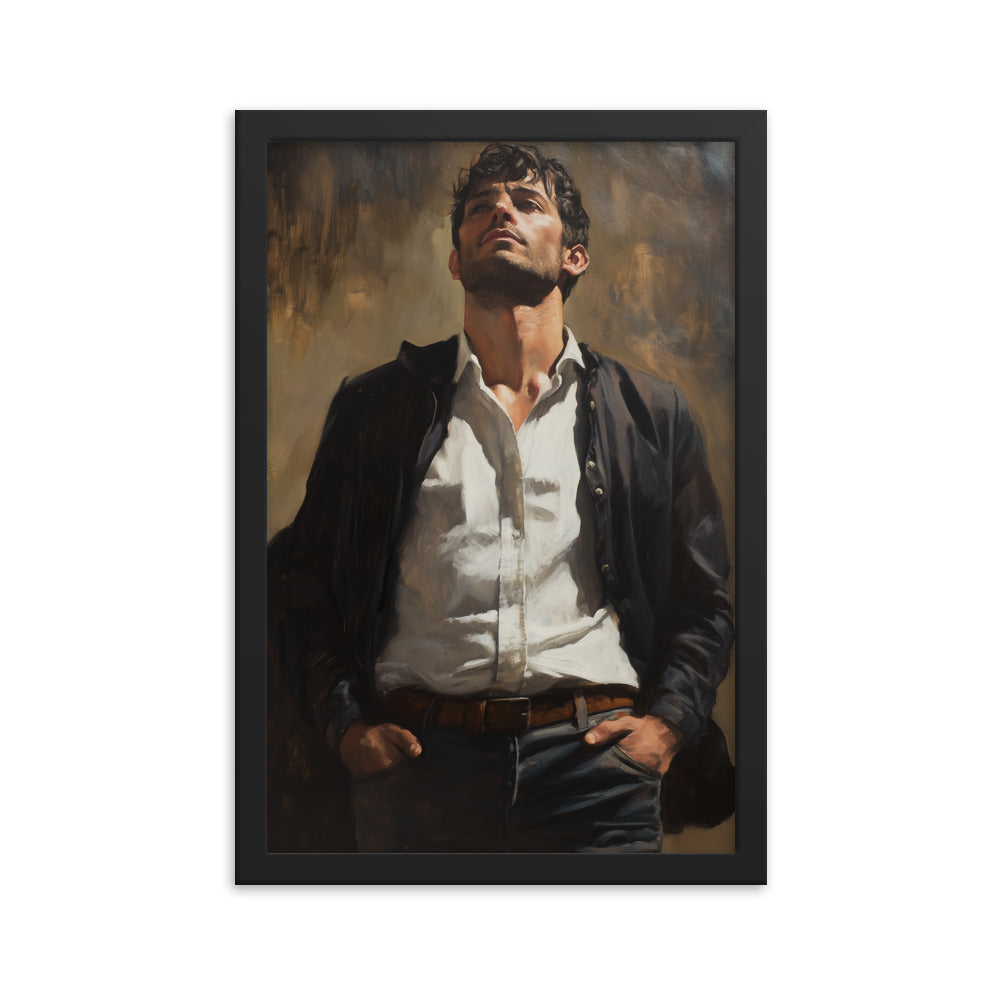 Sebastien Framed matte paper poster