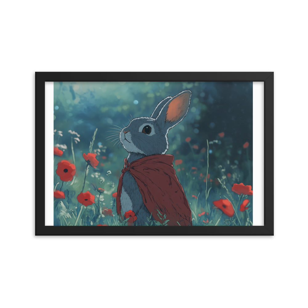 Rabbit 2 Framed matte paper poster