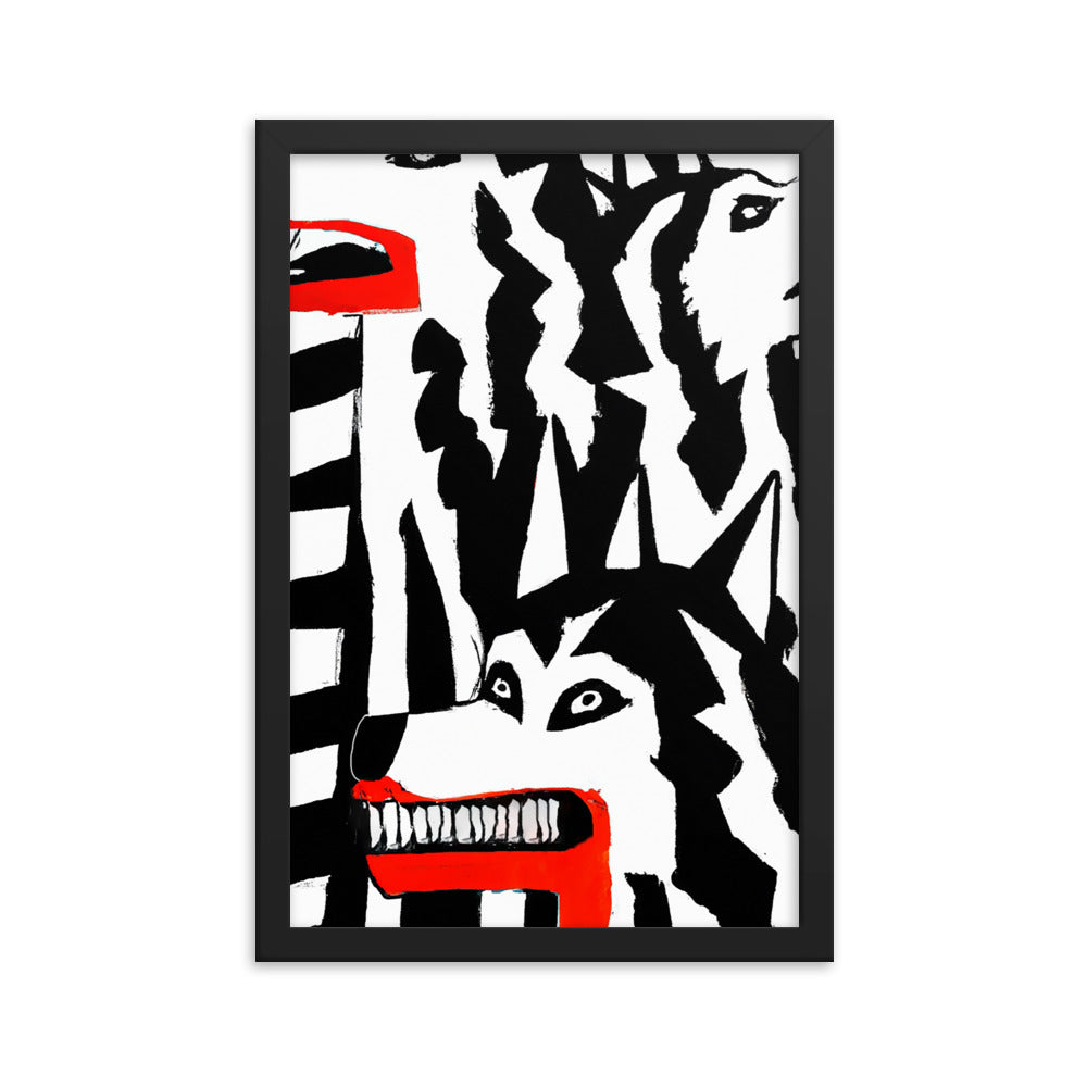 Mauling Framed matte paper poster