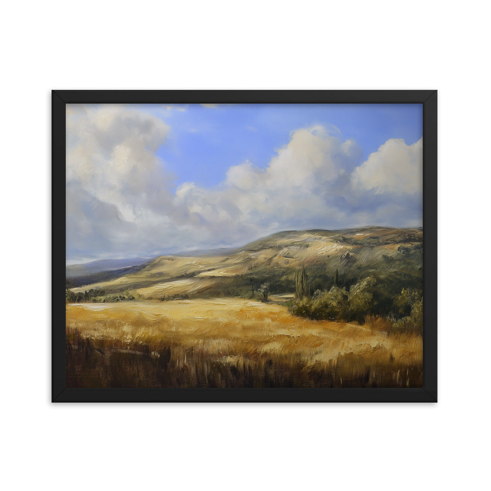 Untitled Landscape 2 framed matte paper poster