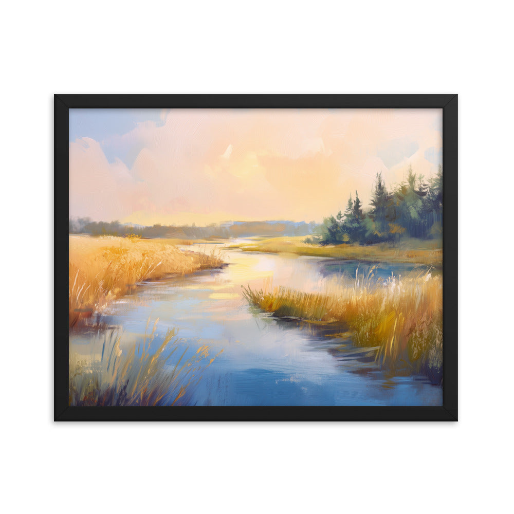 Untitled Landscape 3 framed matte paper poster