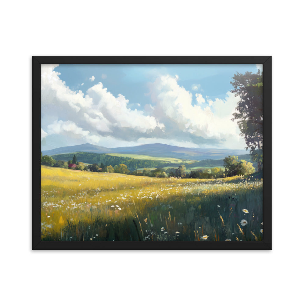 Untitled Landscape 4 Framed matte paper poster