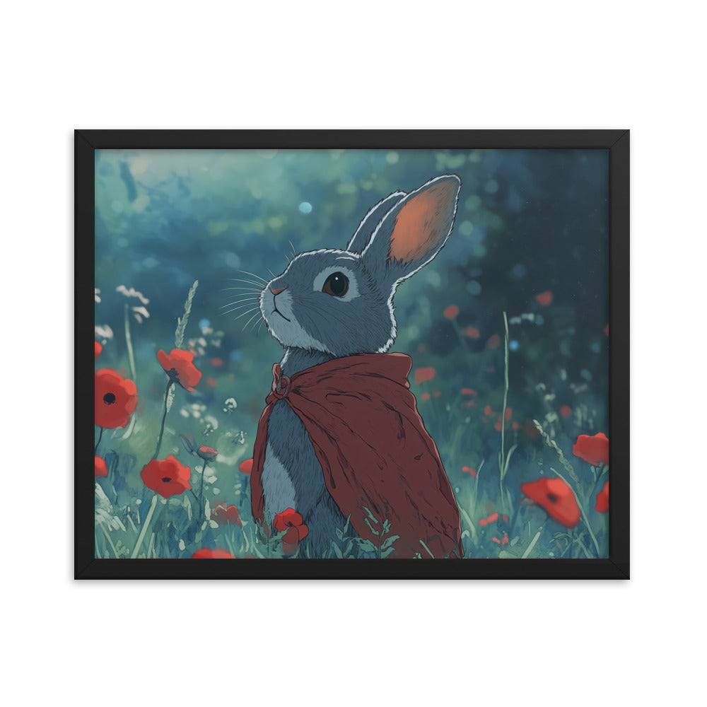 Rabbit 2 Framed matte paper poster