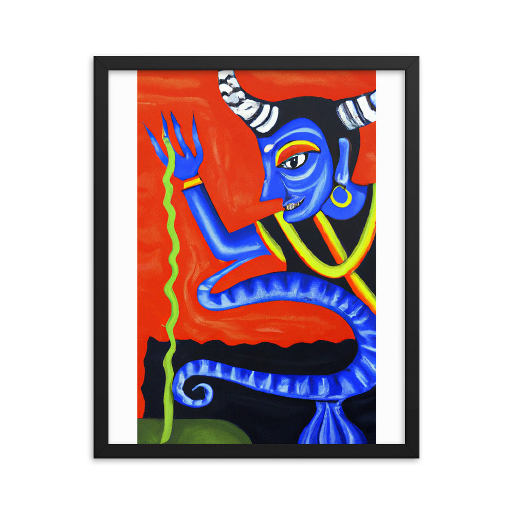 Monstruous Framed matte paper poster