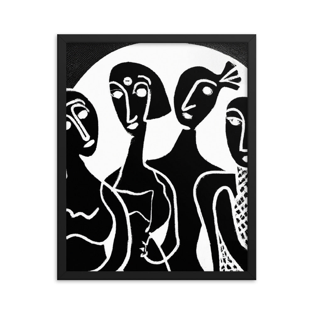 The Four Sisters Framed matte paper poster