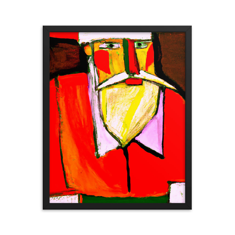 Saint Nick Framed matte paper poster