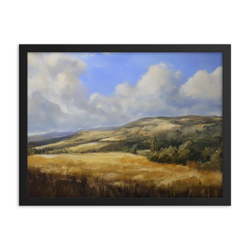 Untitled Landscape 2 framed matte paper poster