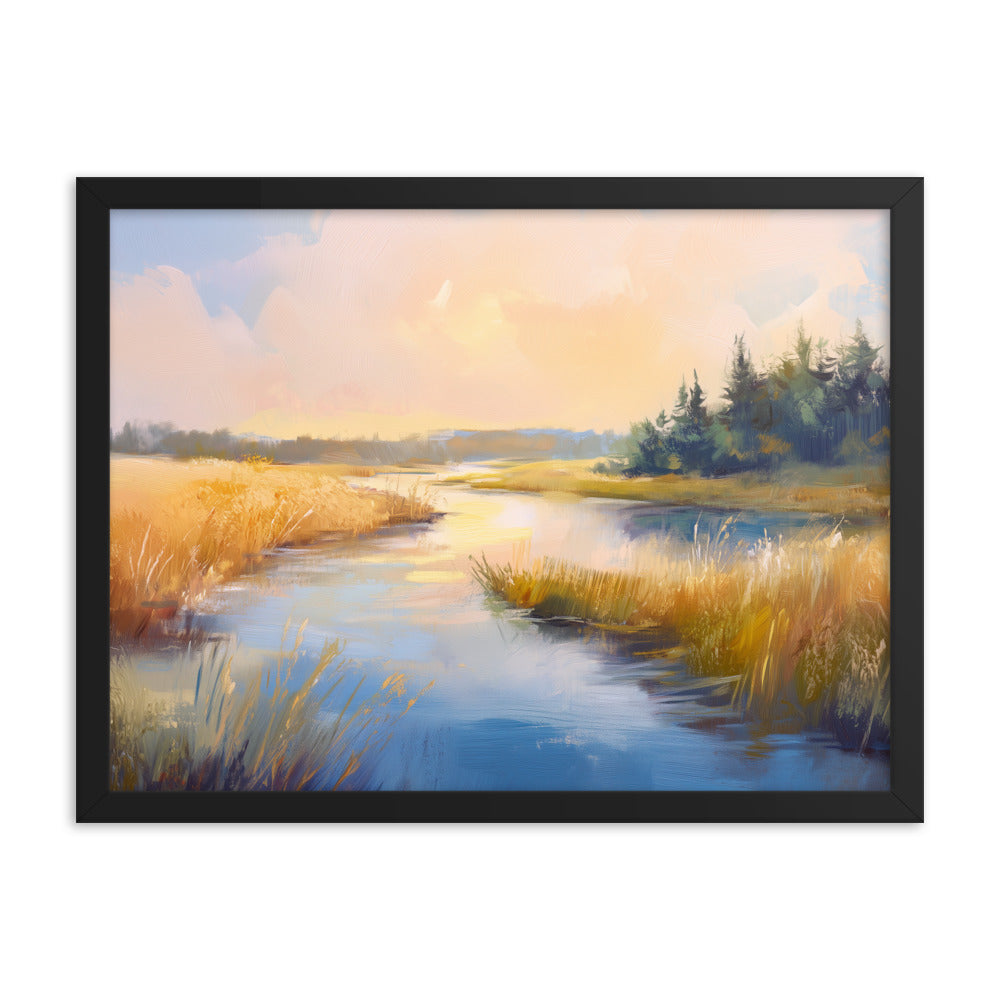 Untitled Landscape 3 framed matte paper poster