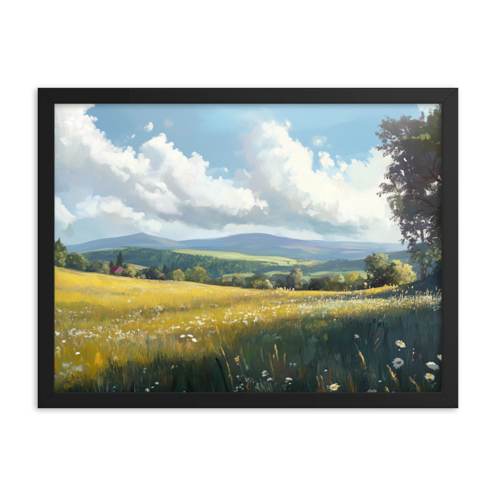 Untitled Landscape 4 Framed matte paper poster